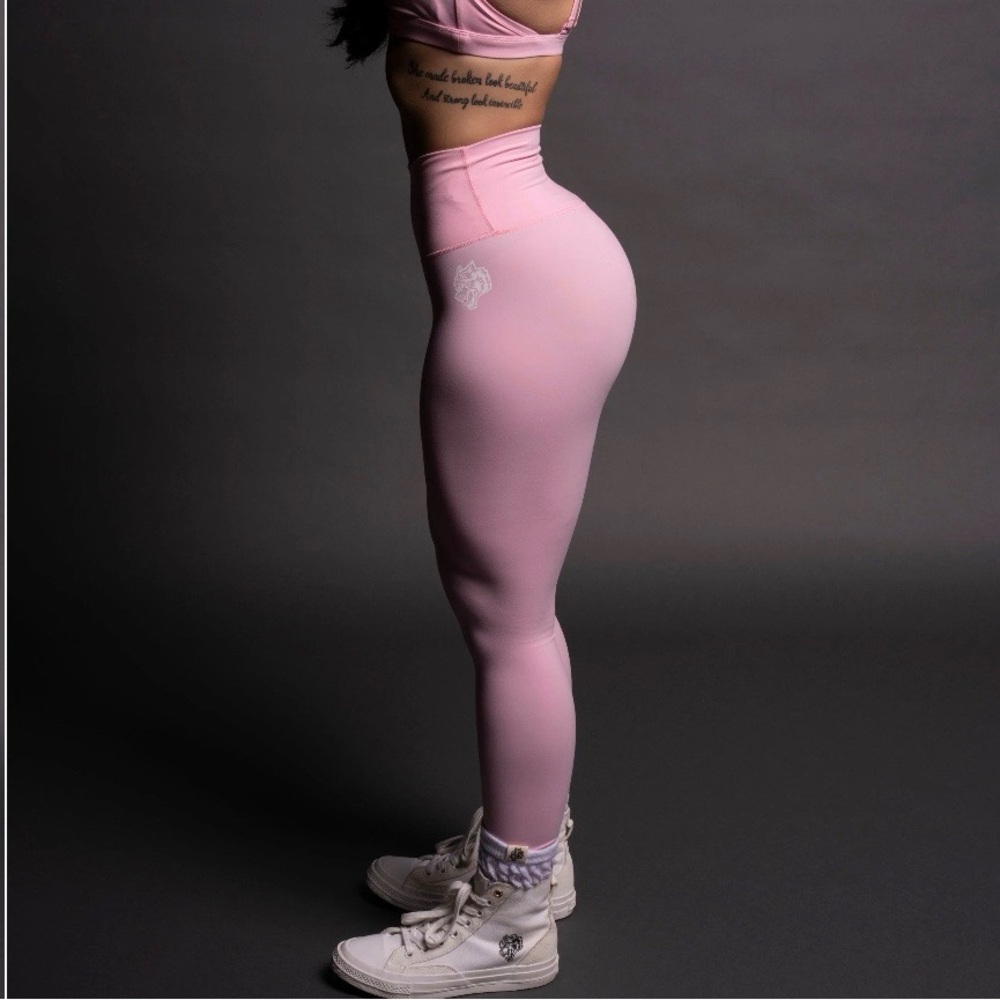 Darc Sport She Dual Wolf Energy Full Length Leggings Cherry Blossom